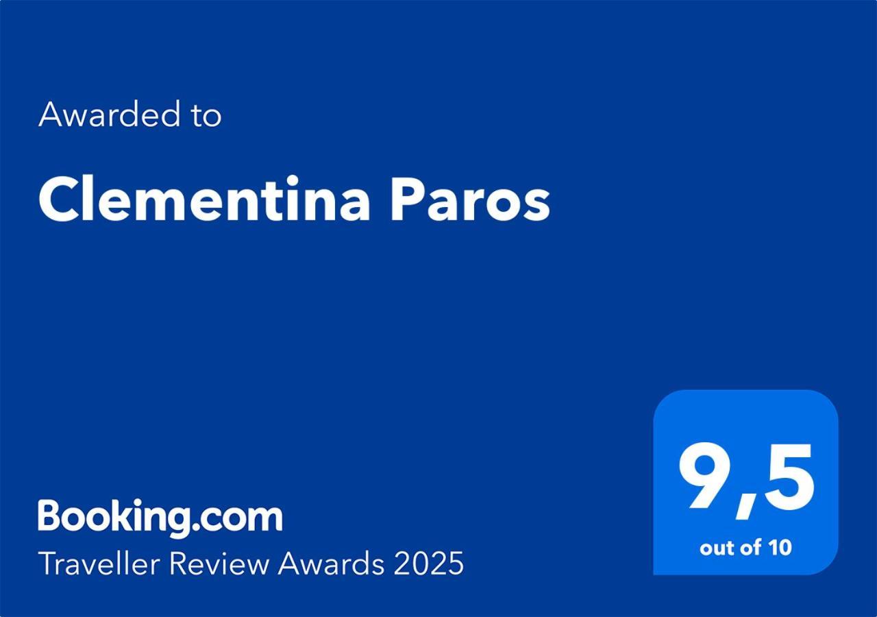 Appartamento Clementina Paros Naoussa Esterno foto